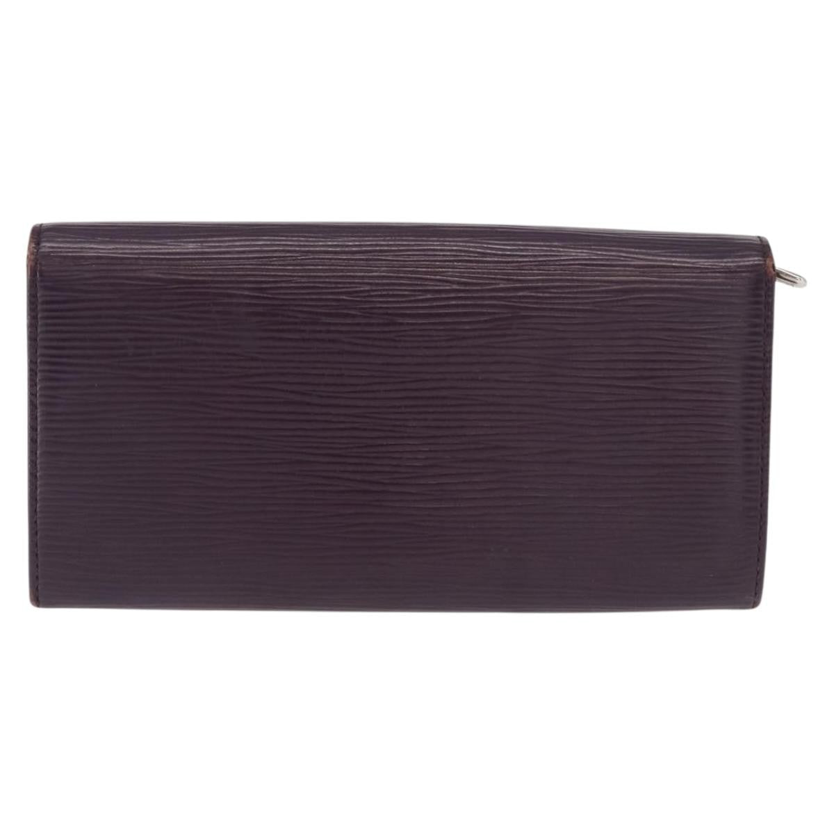 Louis Vuitton Vintage Sarah Epi Leather Purple Leather Wallets Accessory (Pre-Owned)