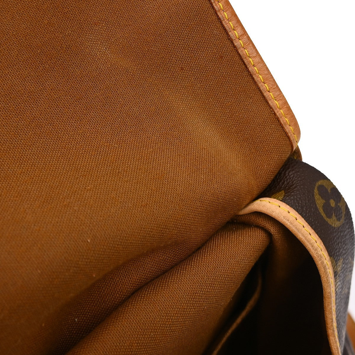 Louis Vuitton Saumur Monogram Brown Canvas Shoulder Bag Bag (Pre-Owned)
