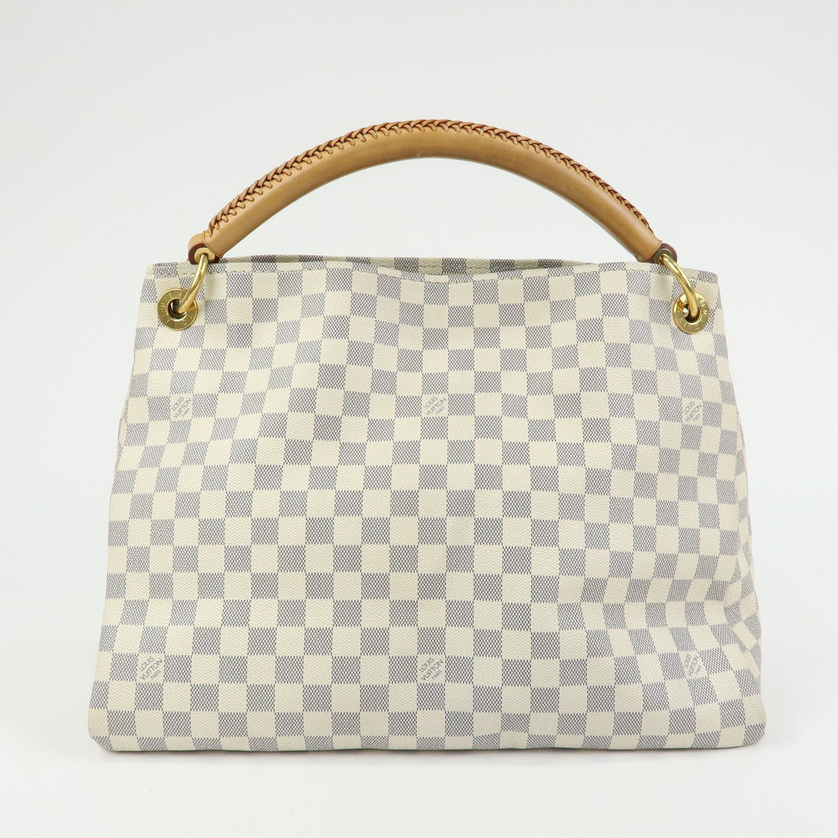Louis Vuitton Artsy Damier White Canvas Handbag (Pre-Owned)