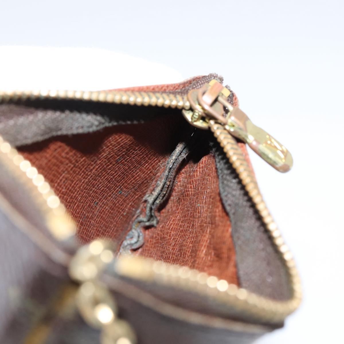Louis Vuitton Pochette Clés Nm Canvas Brown Canvas Wallets Accessory (Pre-Owned)