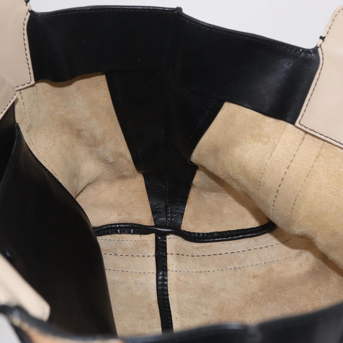 Chloe Alison East West Leather Beige Leather Tote Bag Bag (Pre-Owned)