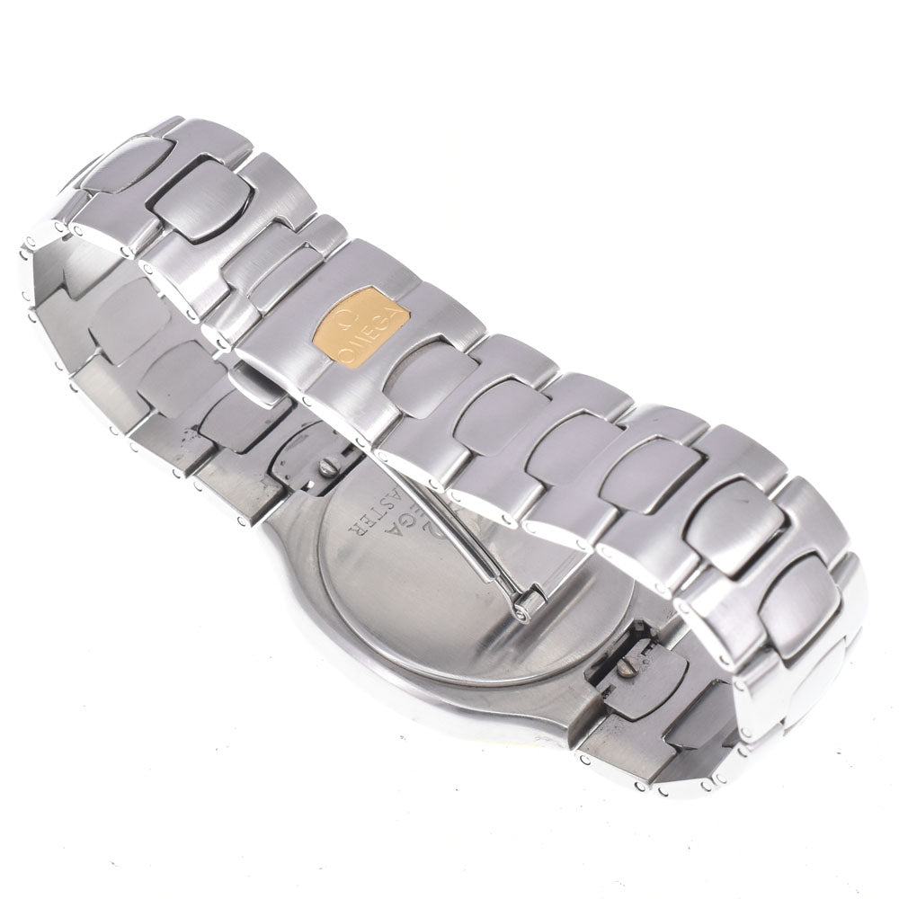 Omega Seamaster Polaris Day-Date Quartz Stainless Steel With Plated Metal Watch (Pre-Owned)