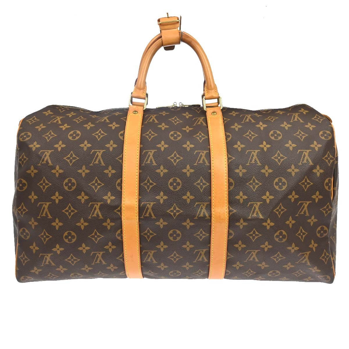 Louis Vuitton Keepall Monogram Canvas Brown Canvas Travel Bag Bag (Pre-Owned)