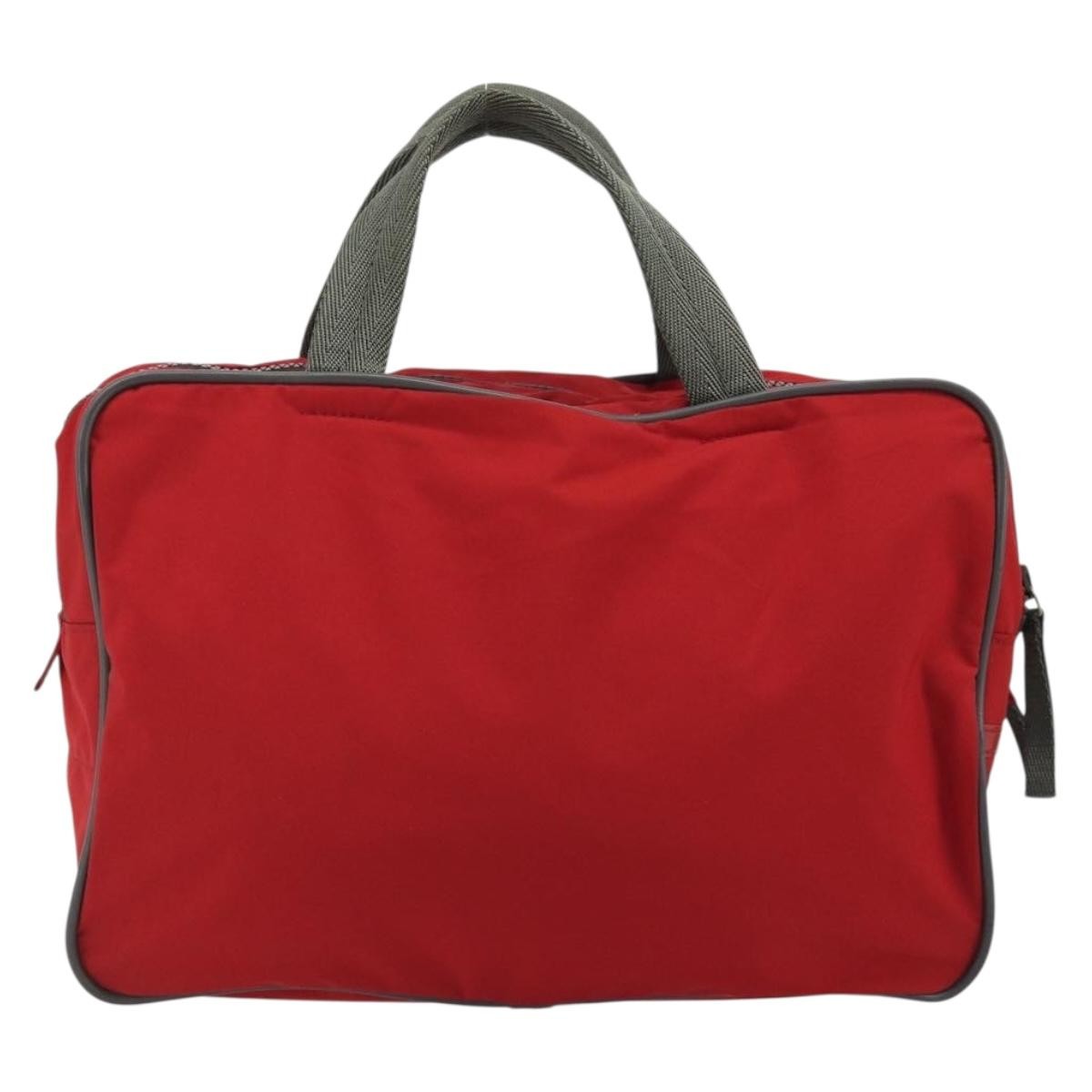 Prada Sport Nylon Red Nylon Tote Bag Bag (Pre-Owned)