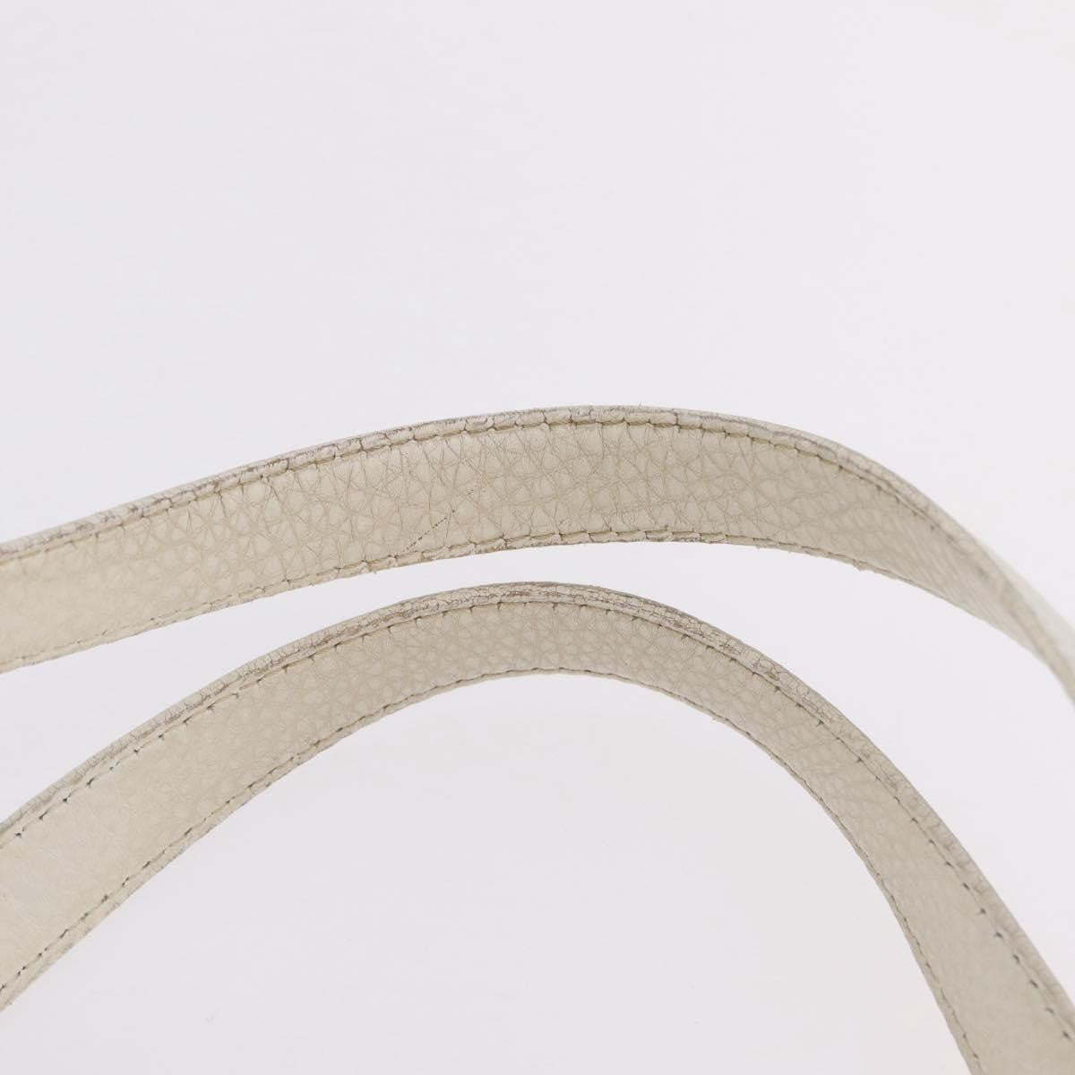 Celine Handbag Leather White Leather Handbag (Pre-Owned)