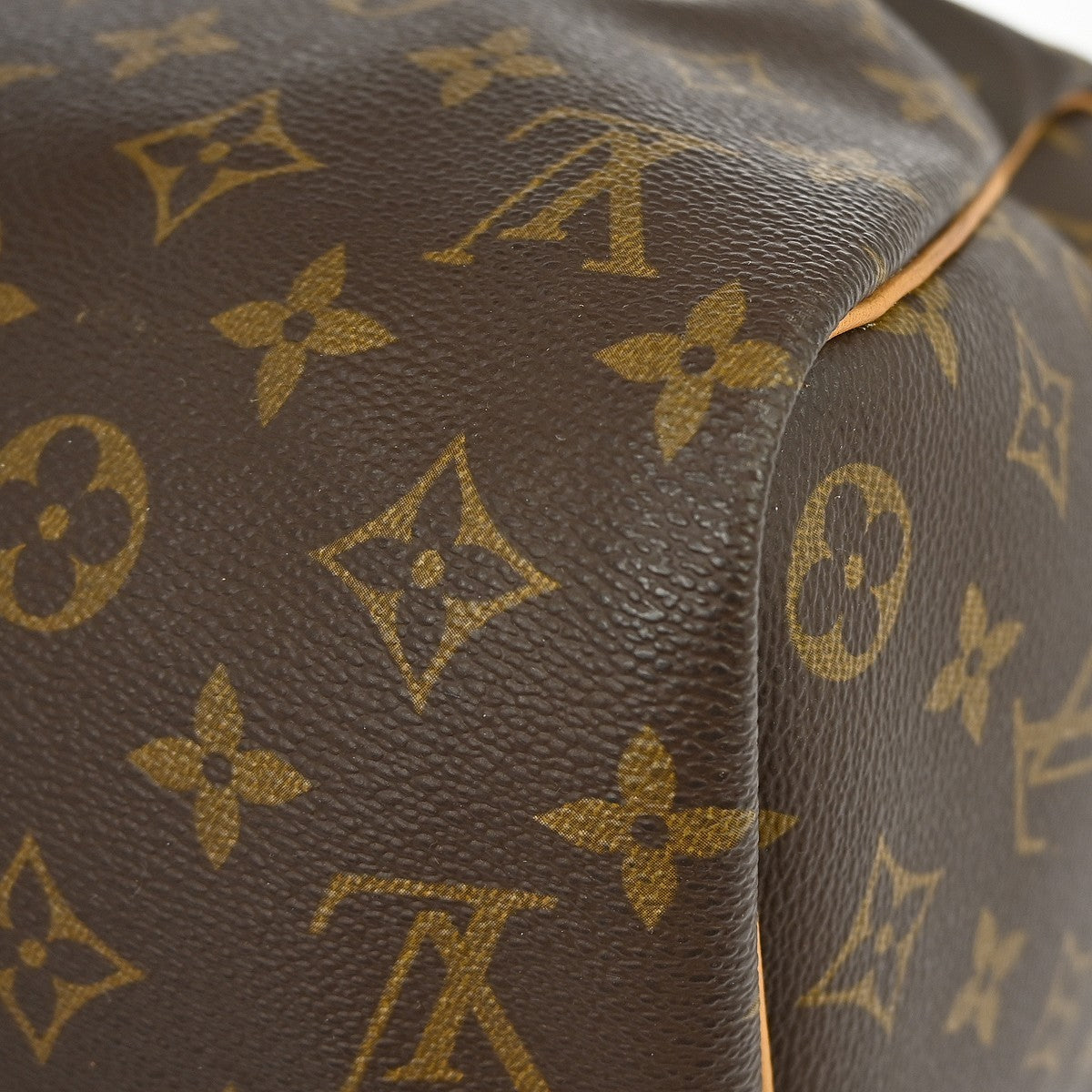 Louis Vuitton Keepall Monogram Brown Canvas Travel Bag Bag (Pre-Owned)