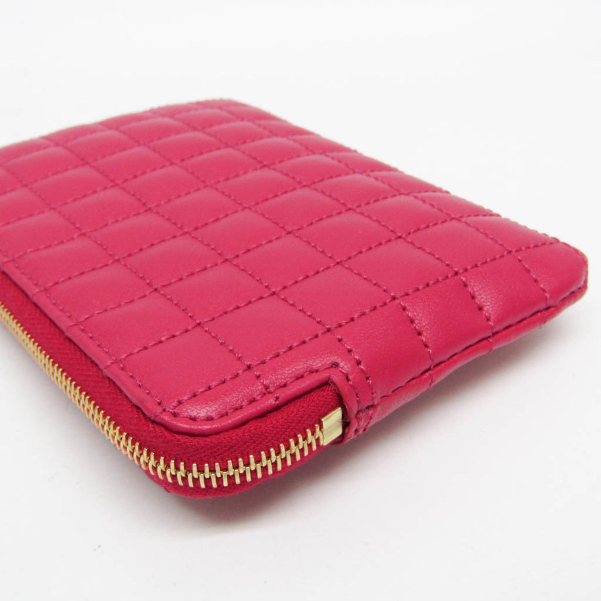 Celine C Charm Quilted Leather Pink Leather Clutche & Pouche Bag (Pre-Owned)
