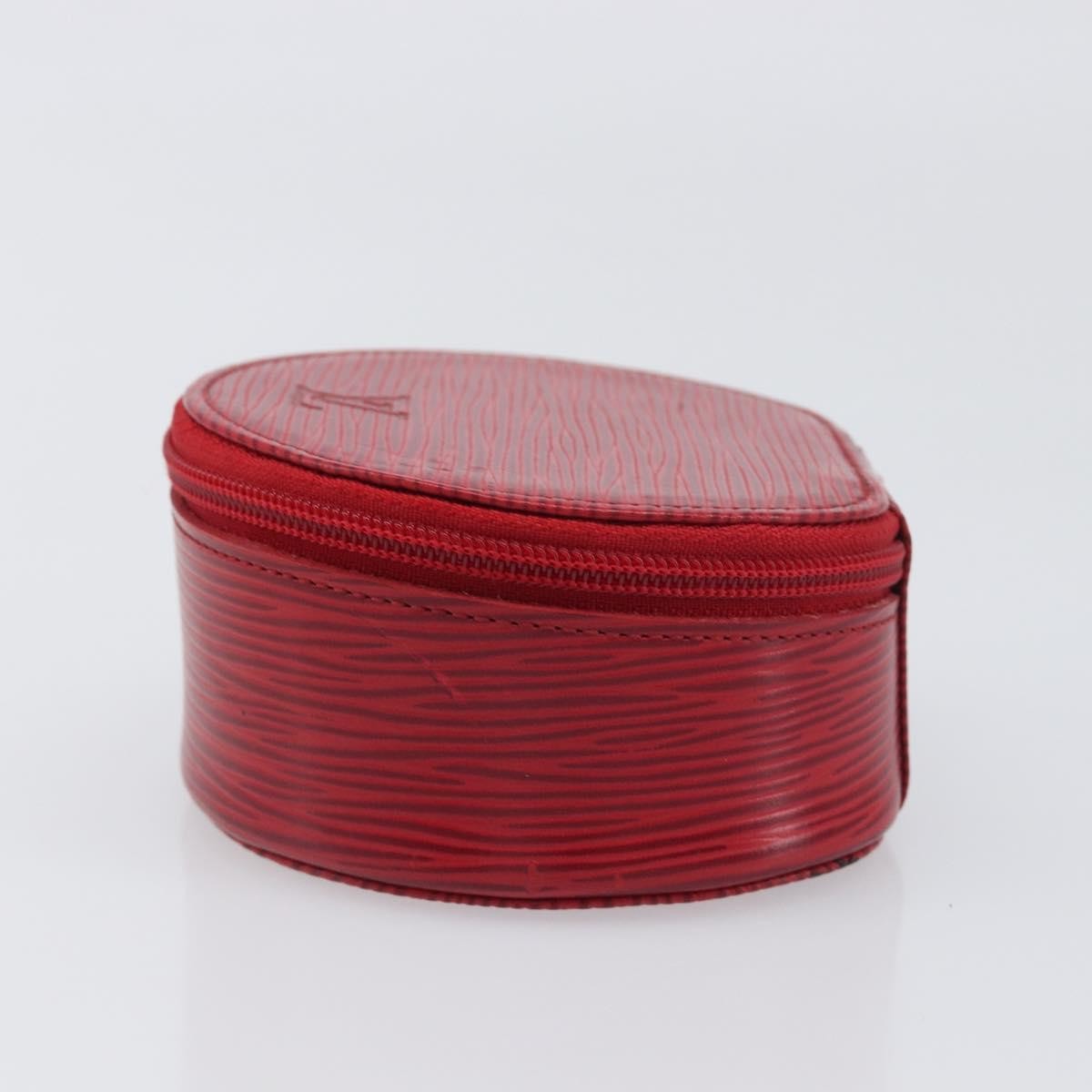 Louis Vuitton Ecrin Bijoux Epi Leather Red Leather Jewelry Set Jewelry (Pre-Owned)