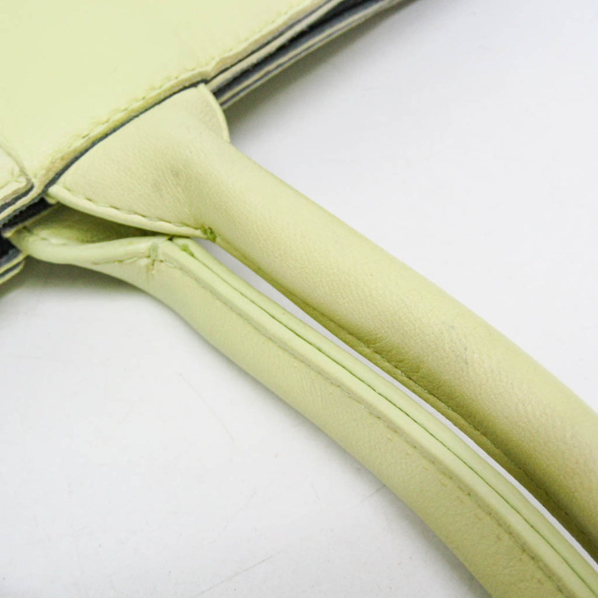 Bottega Veneta Arco Maxi Intrecciato Leather Green Leather Tote Bag Bag (Pre-Owned)
