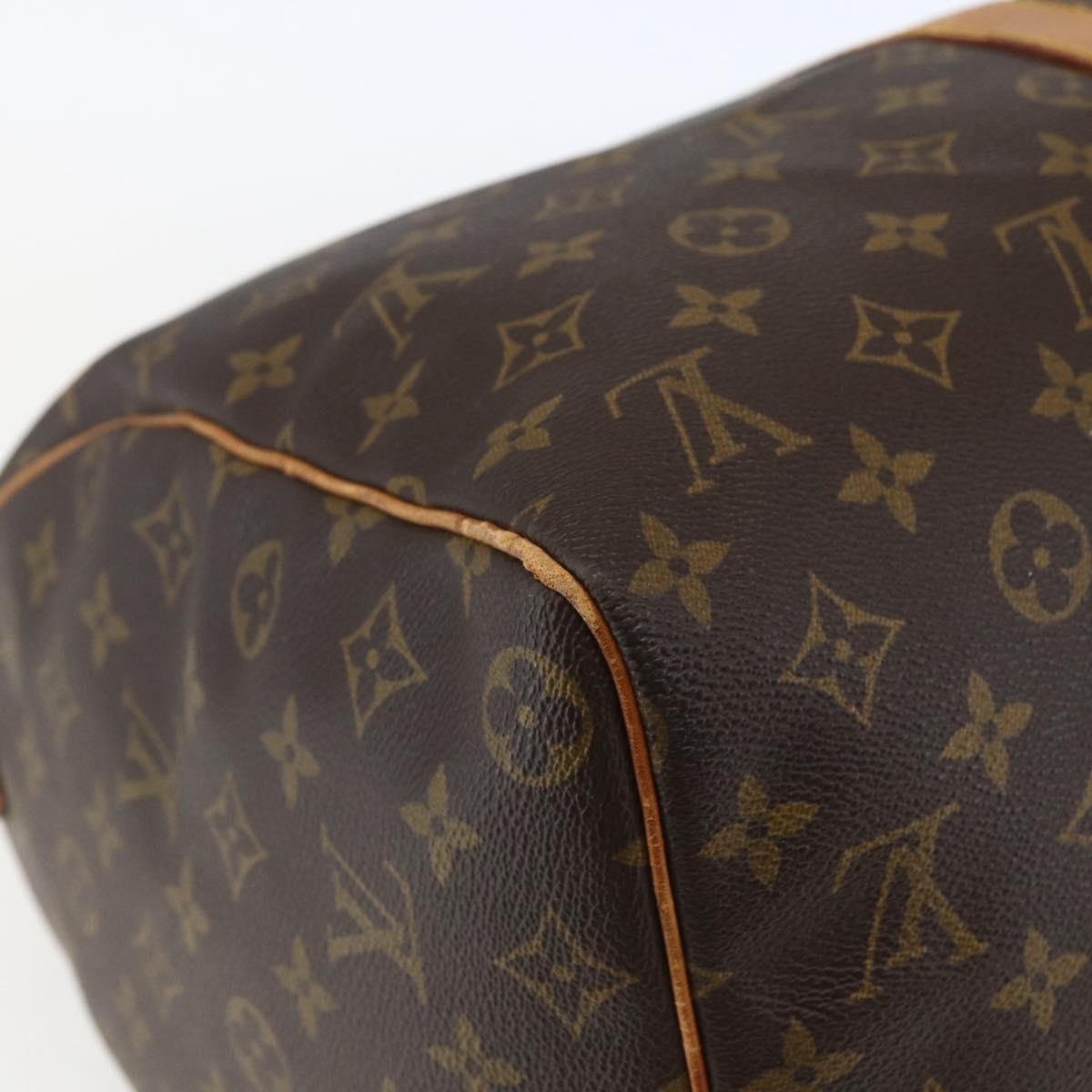 Louis Vuitton Keepall Monogram Canvas Brown Canvas Travel Bag Bag (Pre-Owned)