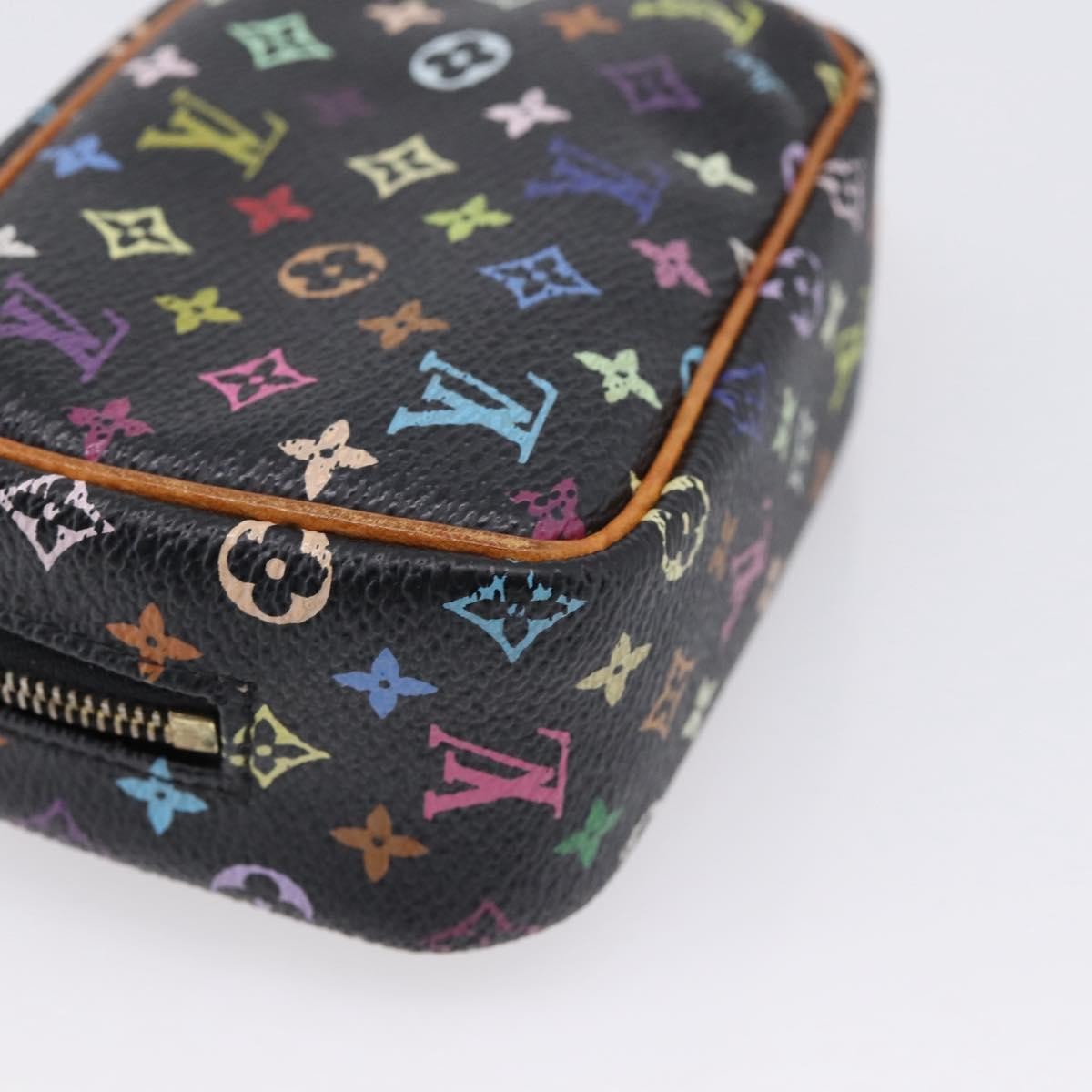 Louis Vuitton Wapity Trousse Monogram Multicolor Black Canvas Clutche & Pouche Bag (Pre-Owned)