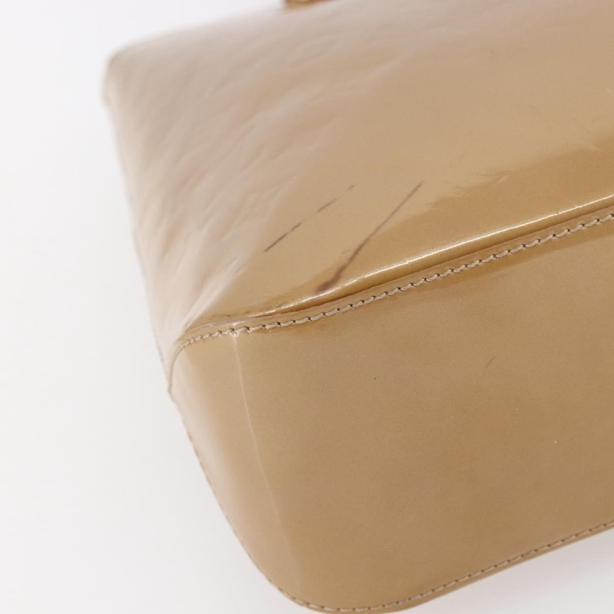 Louis Vuitton Brentwood Monogram Vernis Brown Patent_Leather Bag (Pre-Owned)