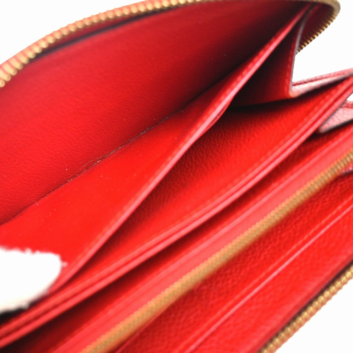 Louis Vuitton Portefeuille Zippy Monogramme Empreinte Monogramme Empreinte Red Leather Wallets Accessory (Pre-Owned)
