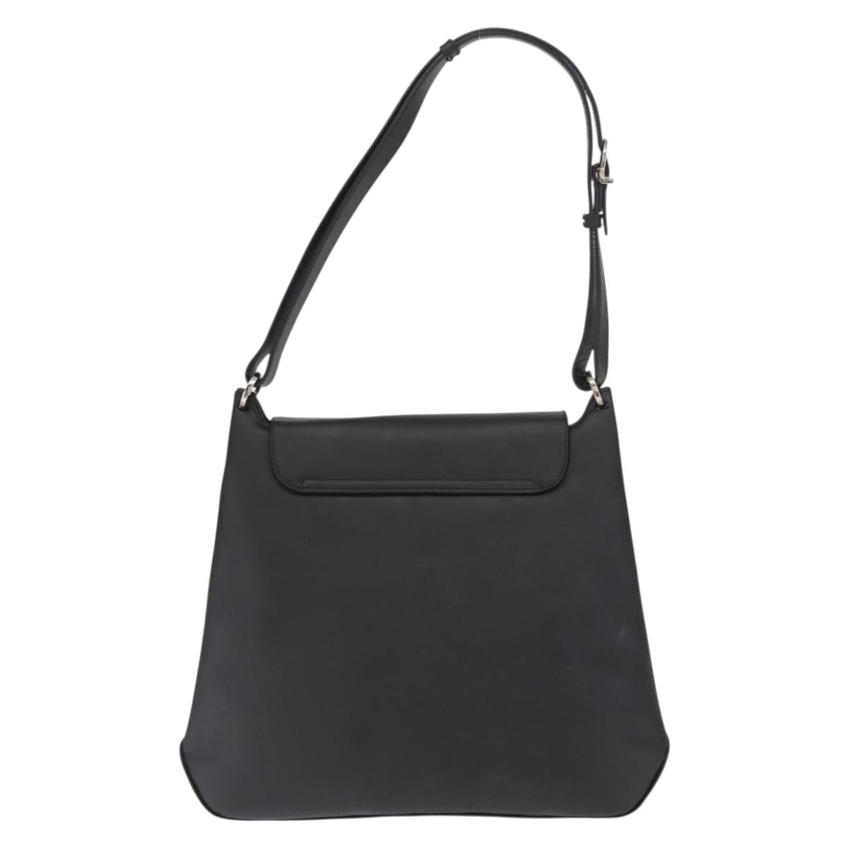 Salvatore Ferragamo Vala Leather Black Leather Shoulder Bag Bag (Pre-Owned)