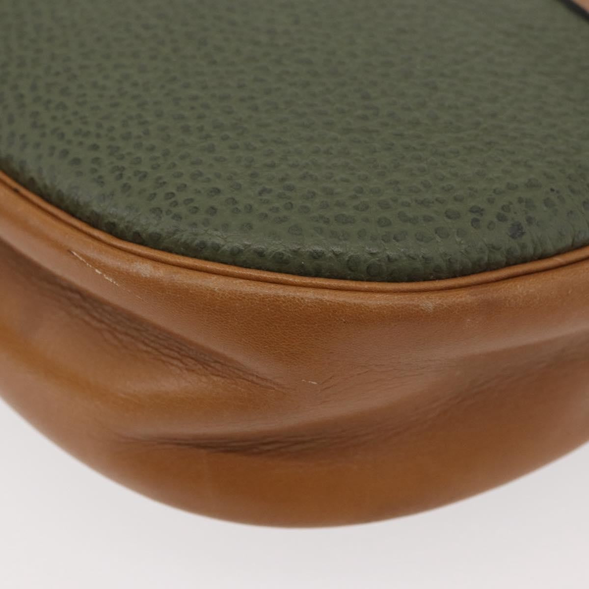 Christian Dior Cd Shoulder Bag Leather Green Leather Shoulder Bag Bag (Pre-Owned)