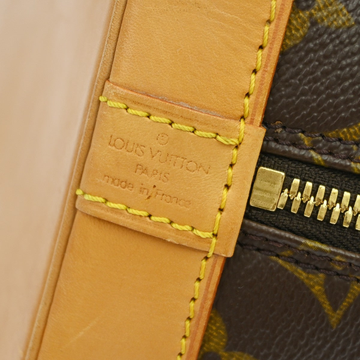 Louis Vuitton Alma Monogram Canvas Brown Canvas Handbag (Pre-Owned)