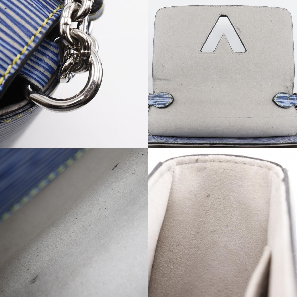 Louis Vuitton Twist Epi Leather Blue Leather Shoulder Bag Bag (Pre-Owned)