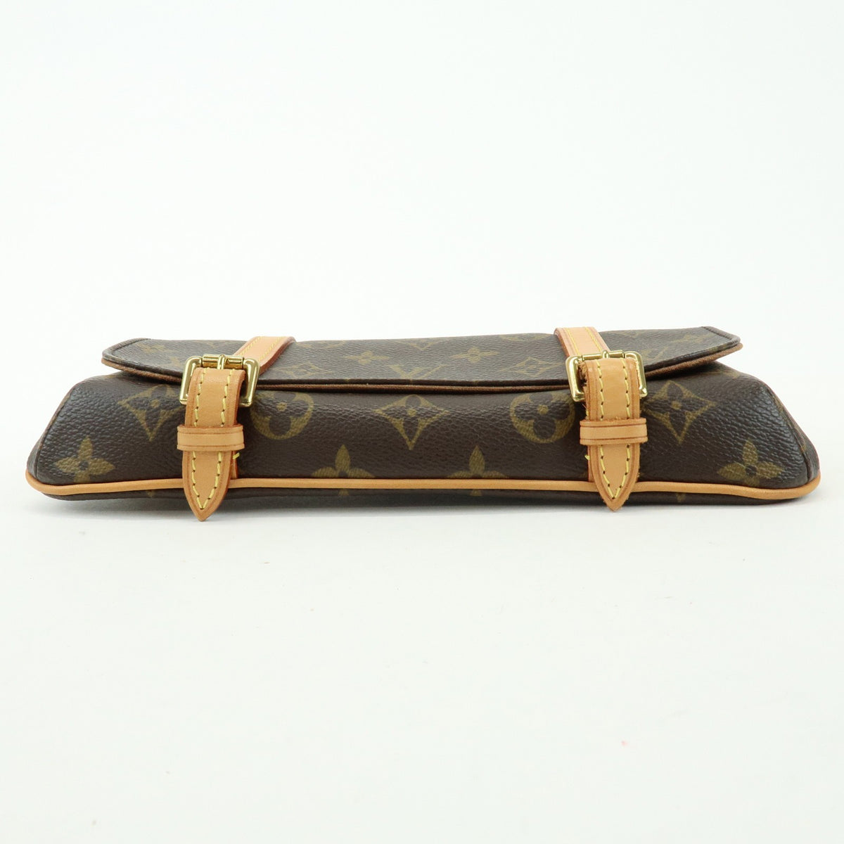 Louis Vuitton Marelle Waist Monogram Canvas Brown Canvas Handbag (Pre-Owned)