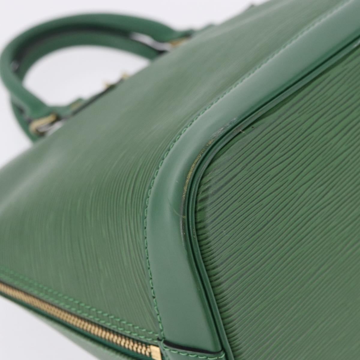 Louis Vuitton Alma Epi Green Leather Handbag (Pre-Owned)