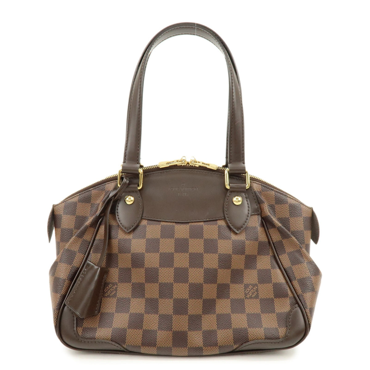 Louis Vuitton Verona Damier Brown Canvas Handbag (Pre-Owned)