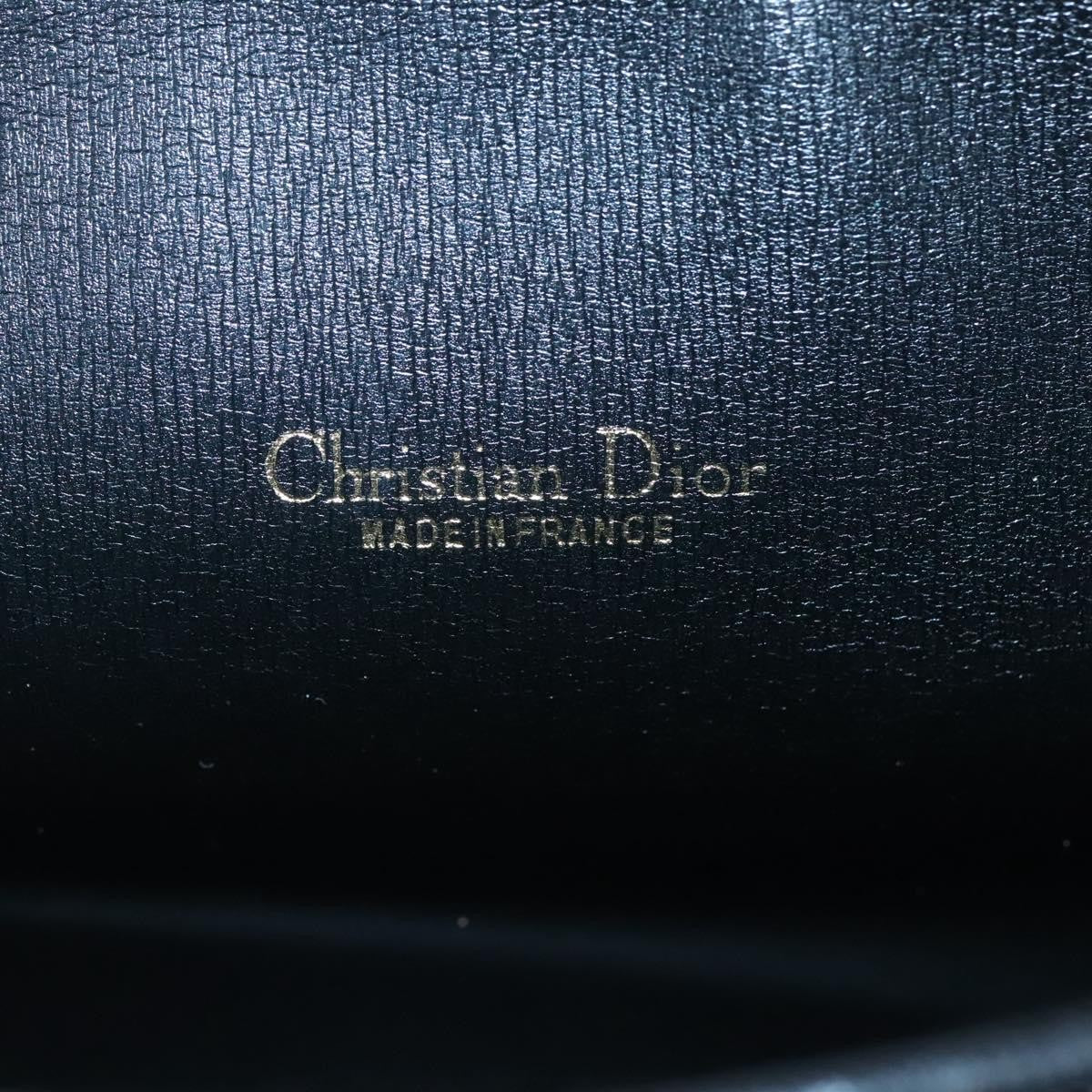Christian Dior Trotter Diorissimo Canvas Black Canvas Clutche & Pouche Bag (Pre-Owned)