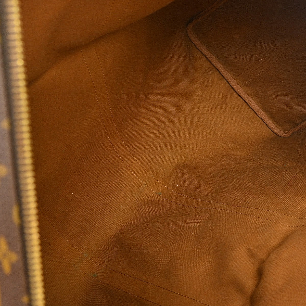Louis Vuitton Keepall Bandoulière Monogram Brown Canvas Travel Bag Bag (Pre-Owned)