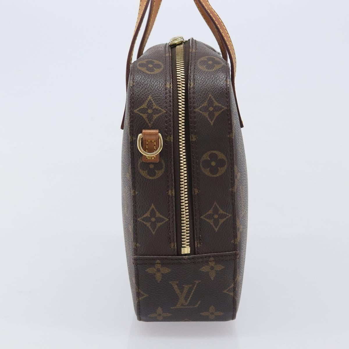 Louis Vuitton Spontini Monogram Canvas Brown Canvas Handbag (Pre-Owned)