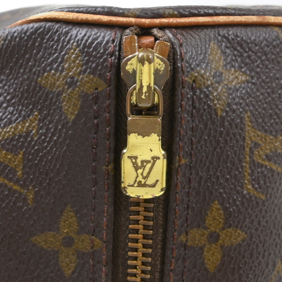 Louis Vuitton Papillon Monogram Canvas Brown Canvas Handbag (Pre-Owned)
