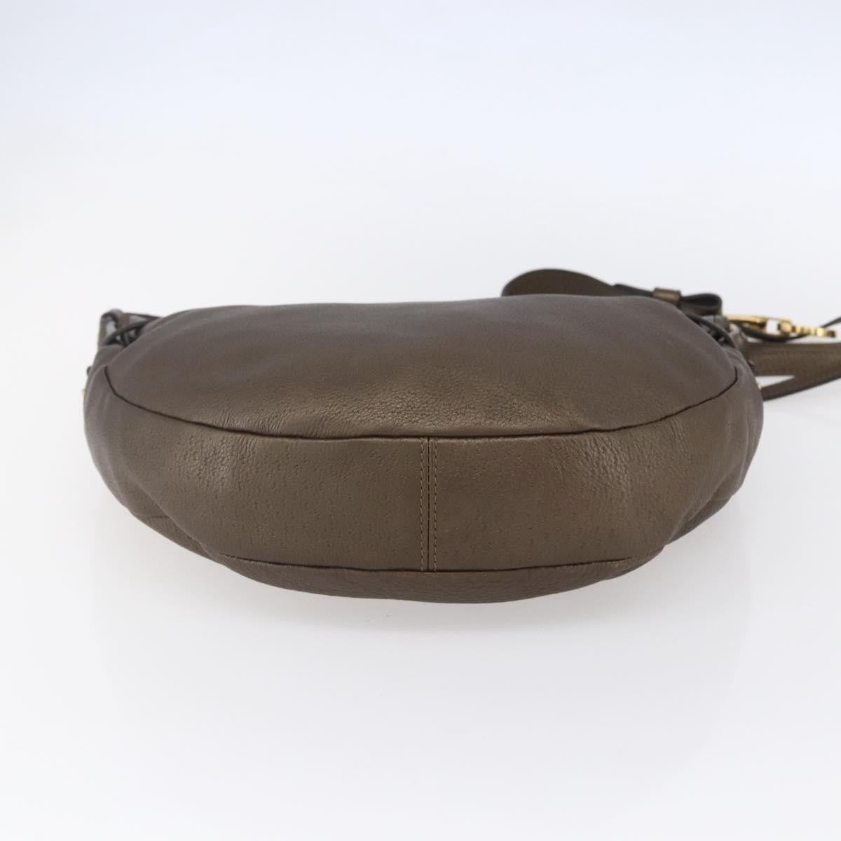 Salvatore Ferragamo Vintage Leather Brown Leather Shoulder Bag Bag (Pre-Owned)