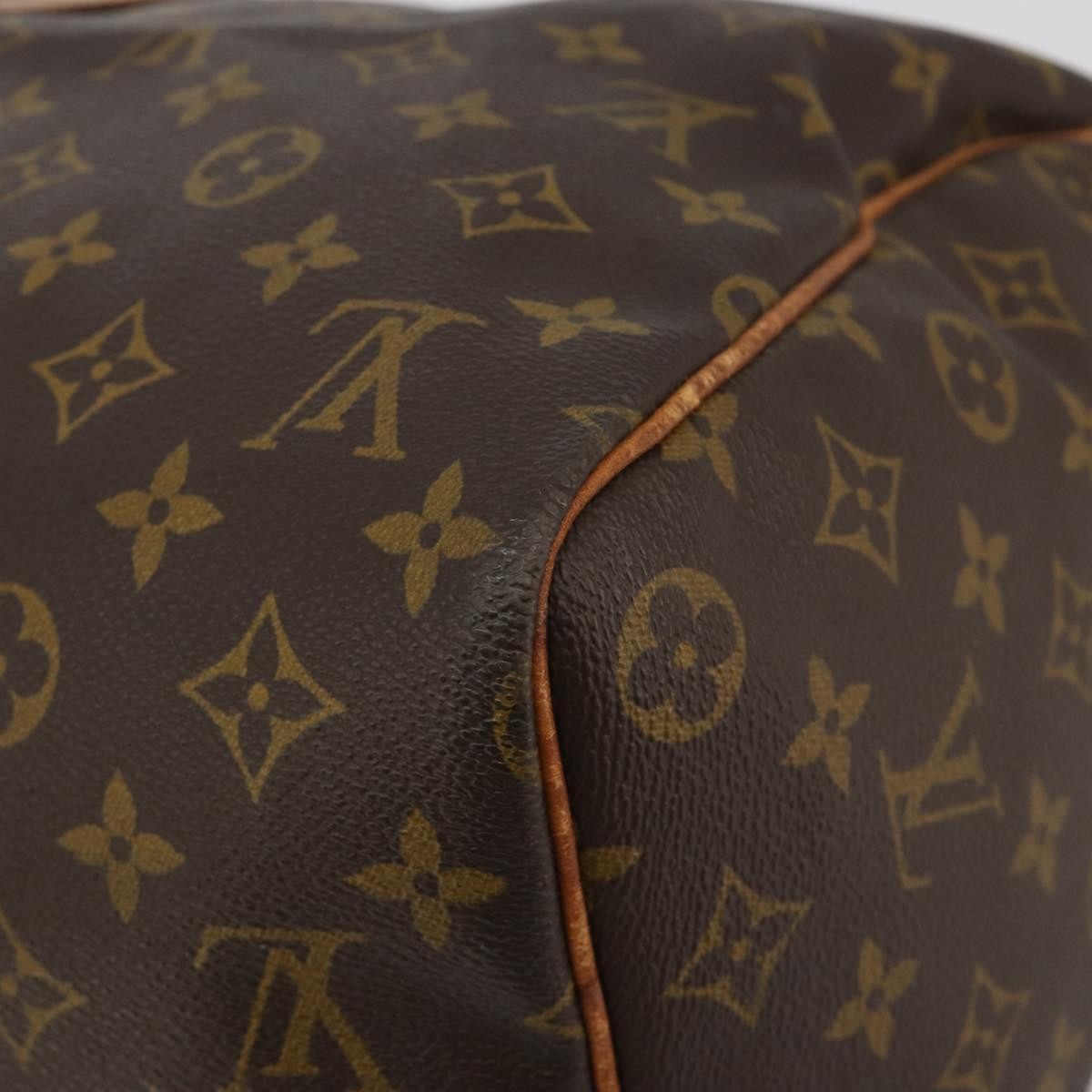Louis Vuitton Keepall Monogram Canvas Brown Canvas Travel Bag Bag (Pre-Owned)