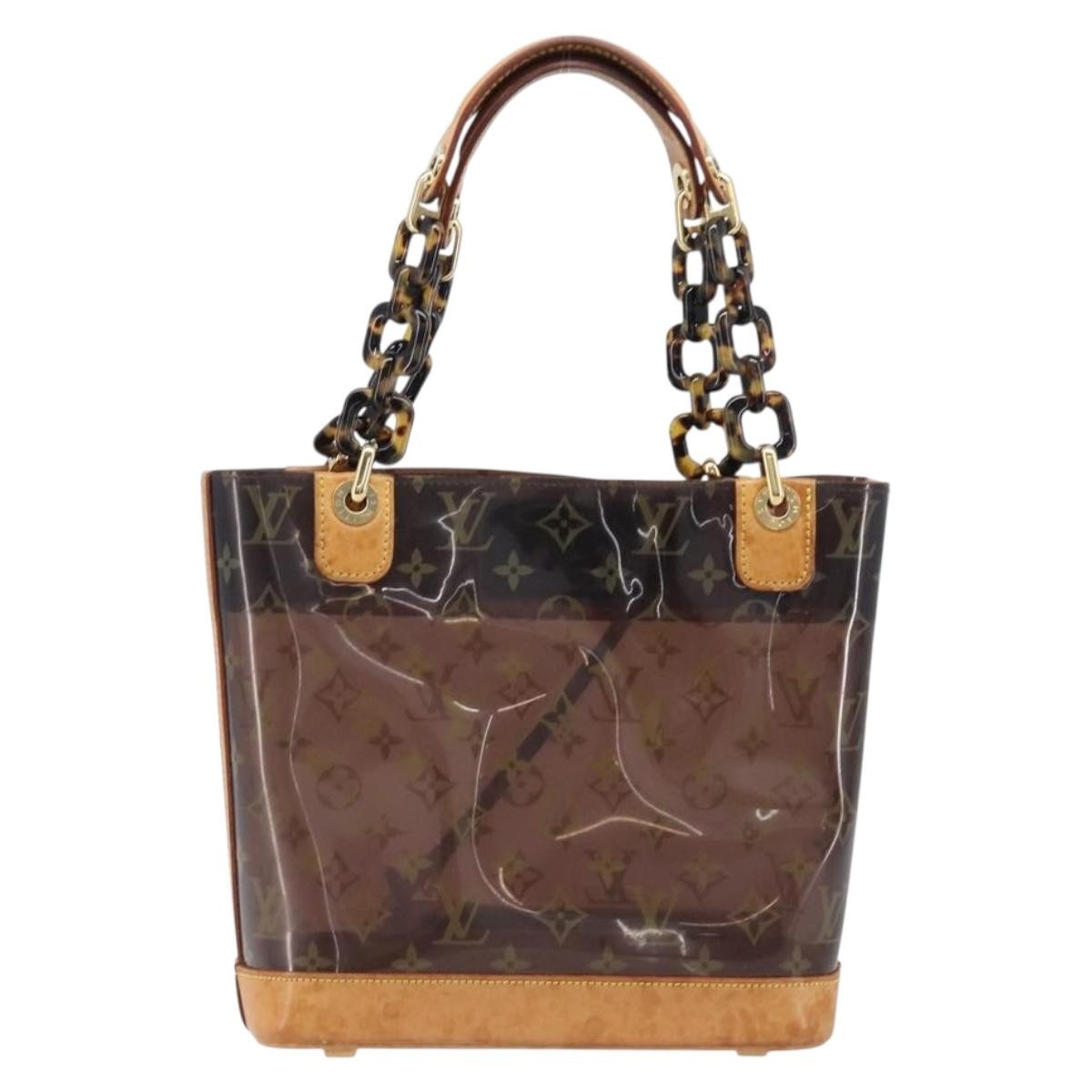 Louis Vuitton Sac Ambre Monogram Vinyl Brown Plastic Handbag (Pre-Owned)