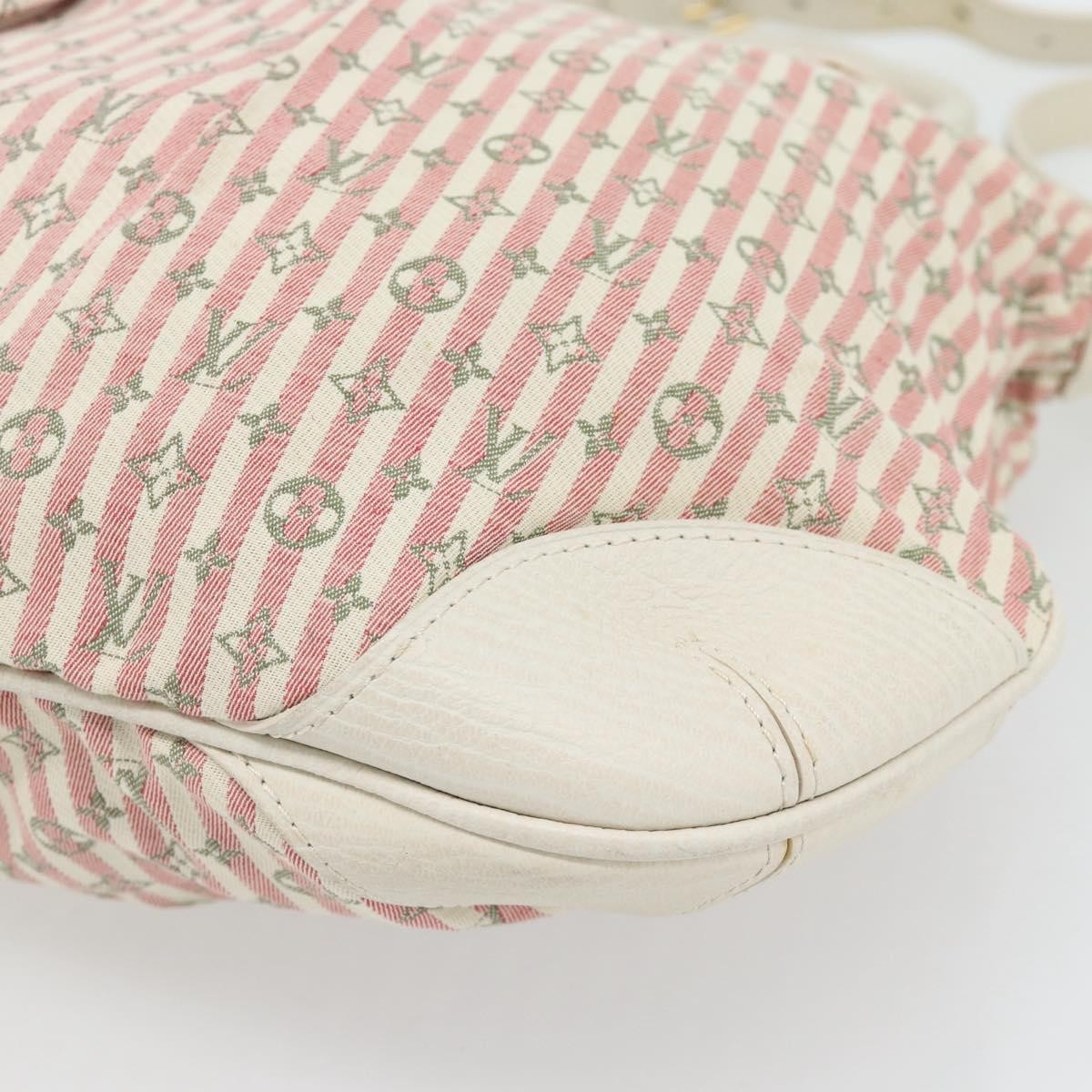 Louis Vuitton Marina Mini Lin Croisette Pink Canvas Handbag (Pre-Owned)