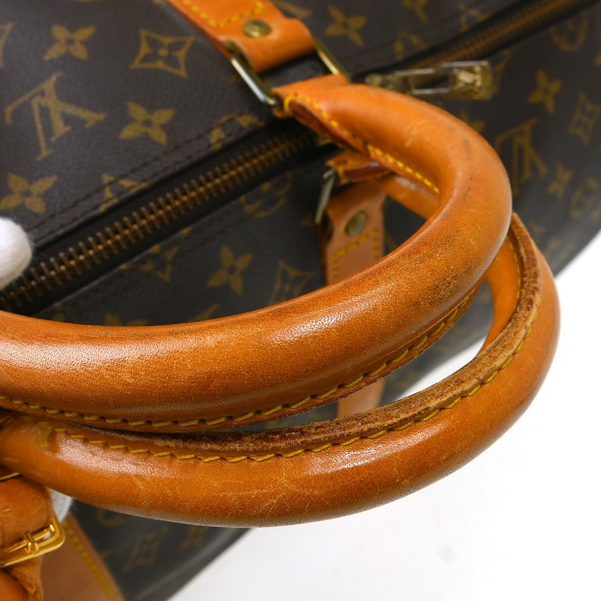 Louis Vuitton Keepall Monogram Canvas Brown Canvas Travel Bag Bag (Pre-Owned)