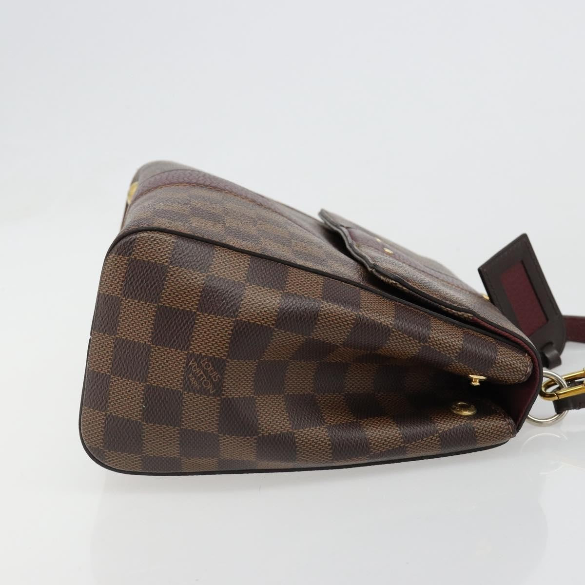 Louis Vuitton Bond Street Damier With Leather Brown Canvas Handbag (Pre-Owned)
