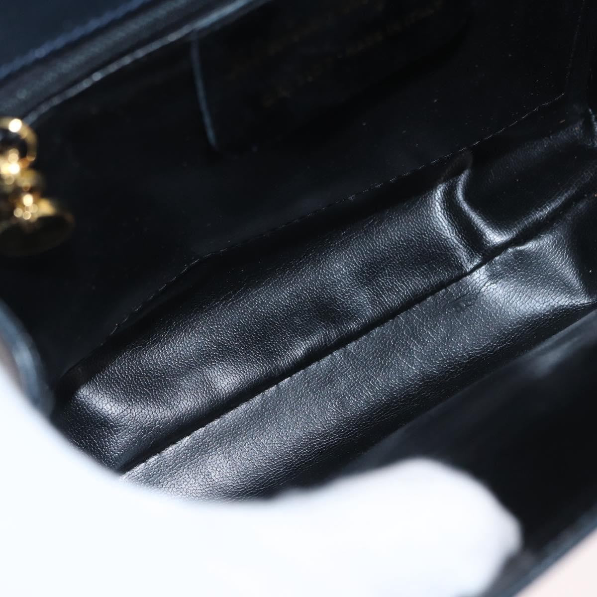 Salvatore Ferragamo Vala Leather Navy Leather Shoulder Bag Bag (Pre-Owned)