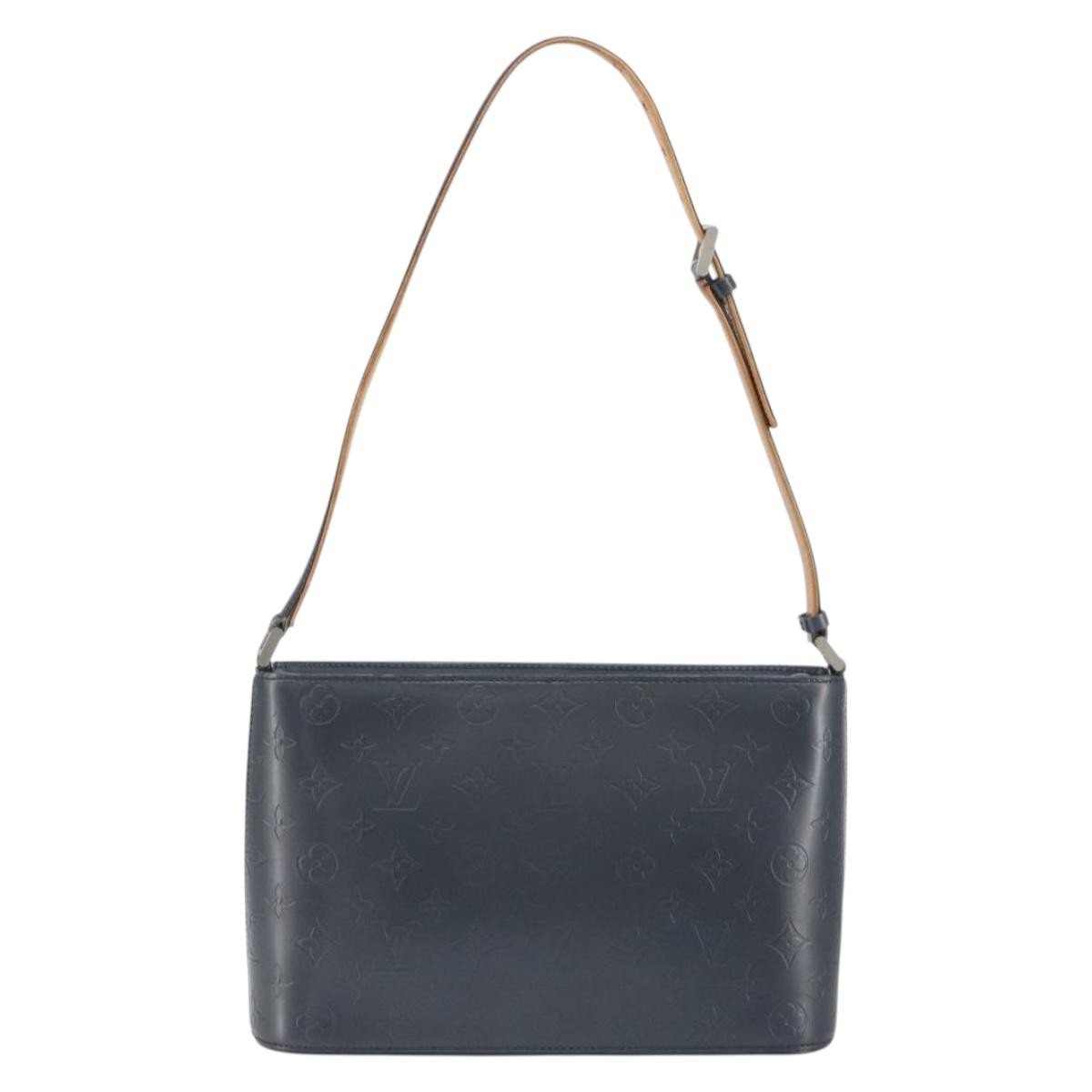 Louis Vuitton Mat Allston Monogram Vernis Navy Leather Handbag (Pre-Owned)