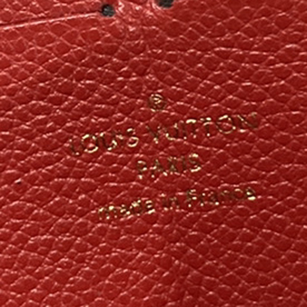 Louis Vuitton Portefeuille Zippy Monogramme Empreinte Monogramme Empreinte Red Leather Wallets Accessory (Pre-Owned)