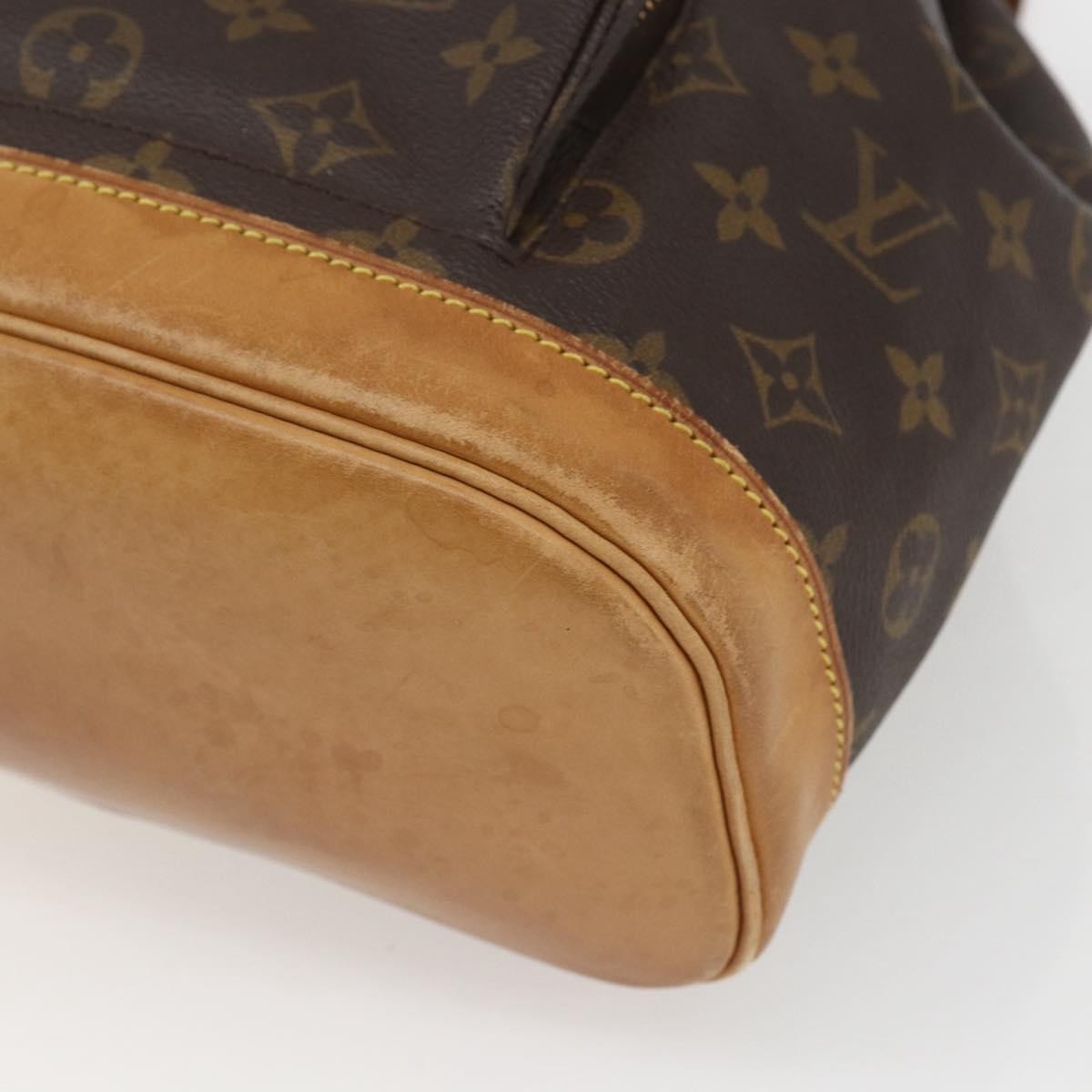 Louis Vuitton Vintage Montsouris Monogram Canvas Brown Canvas Backpack Bag (Pre-Owned)