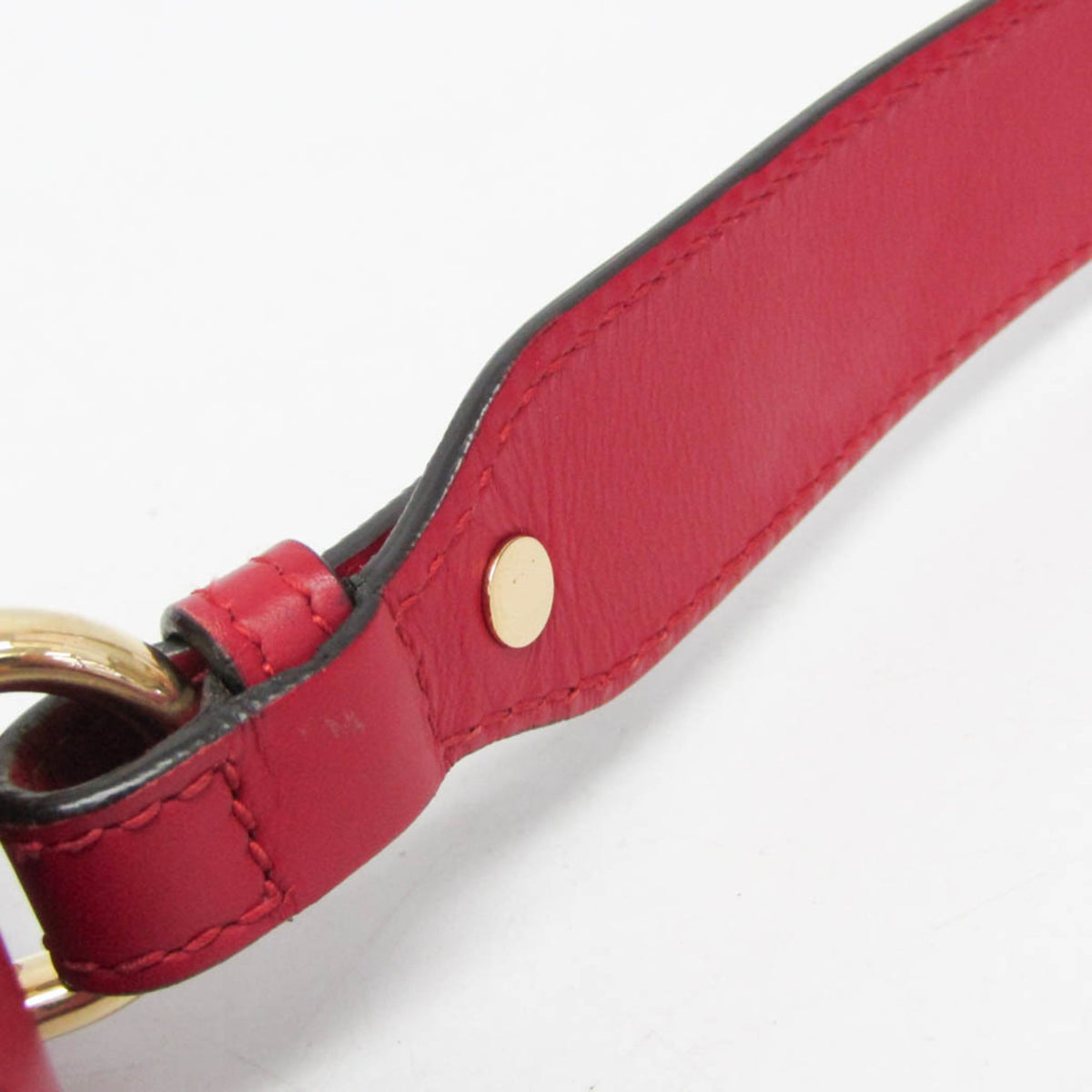 Gucci Sylvie Leather Red Leather Shoulder Bag Bag (Pre-Owned)