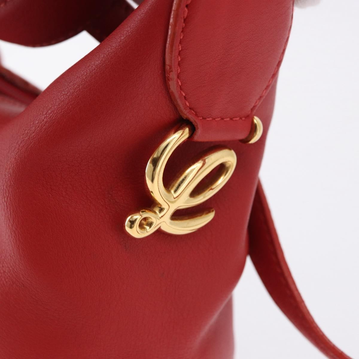 Loewe Vintage Leather Red Leather Shoulder Bag Bag (Pre-Owned)