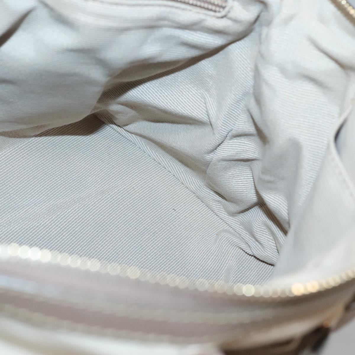 Salvatore Ferragamo Vala Nylon Beige Nylon Handbag (Pre-Owned)