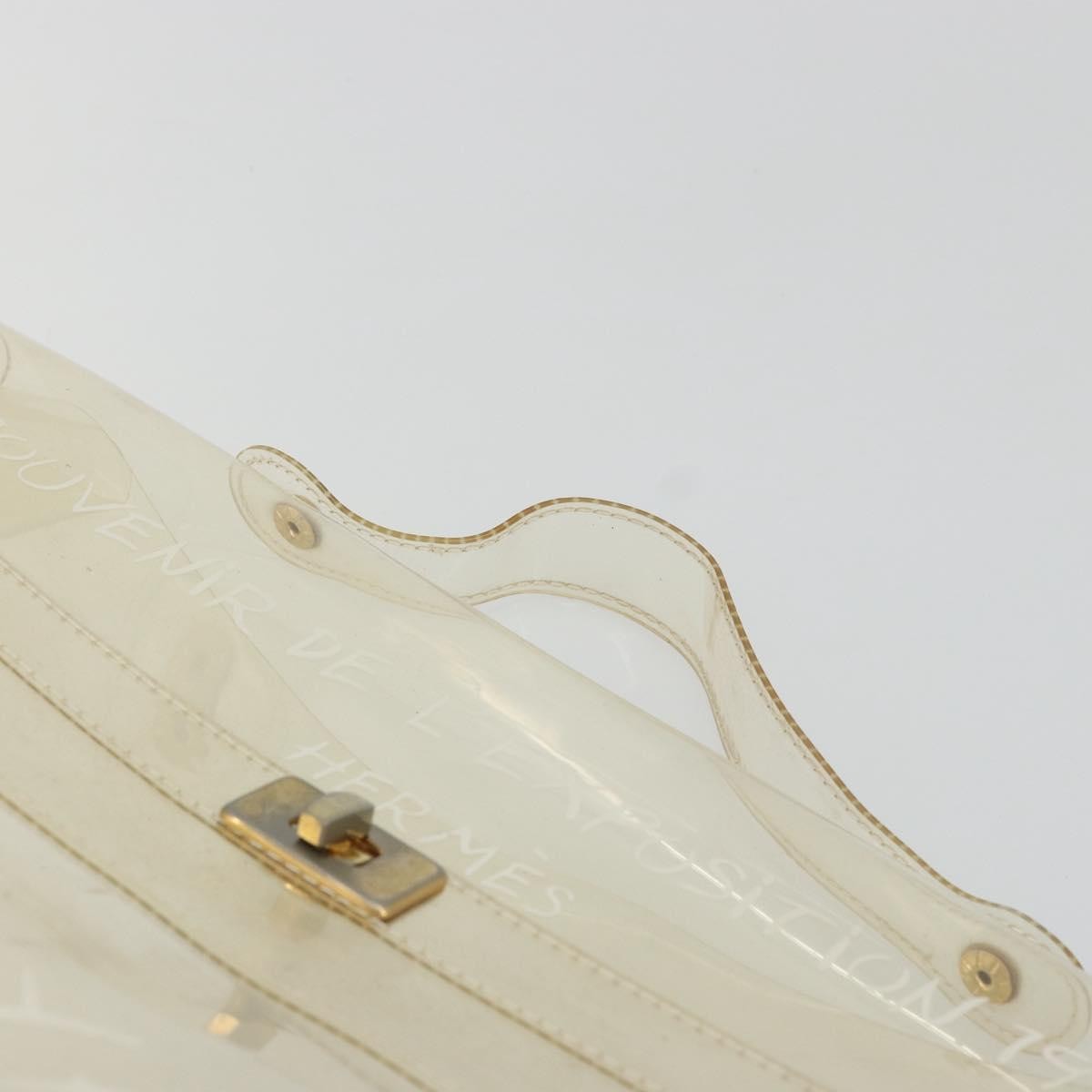 Hermes Kelly Souvenir Vinyl Clear Plastic Handbag (Pre-Owned)
