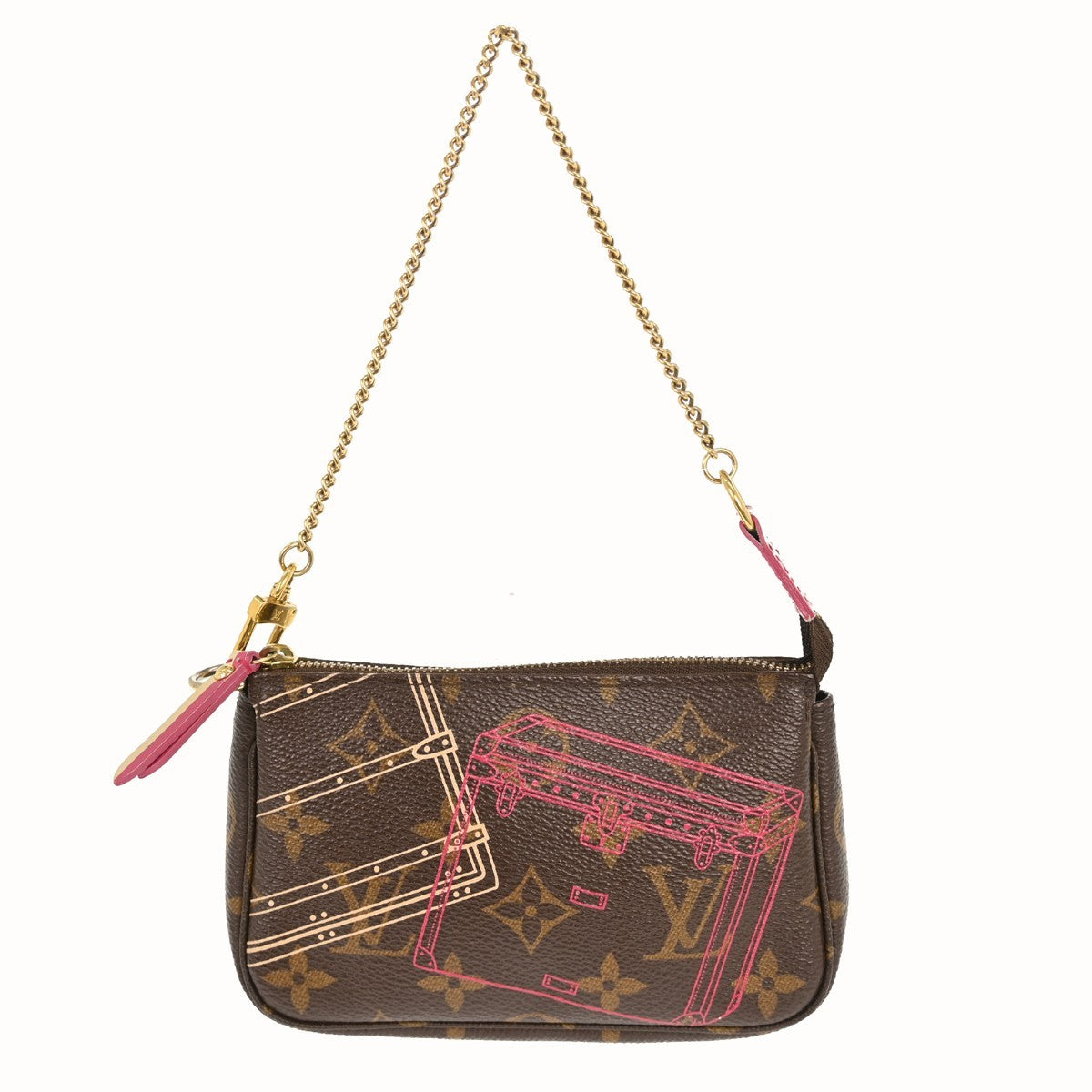 Louis Vuitton Pochette Accessoires Limited Edition Monogram Canvas Brown Canvas Clutche & Pouche Bag (Pre-Owned)