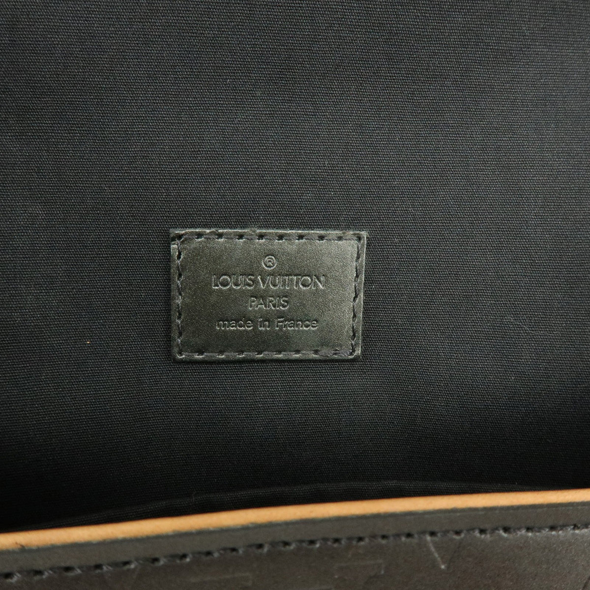 Louis Vuitton Mat Webster Street Monogram Vernis Black Leather Handbag (Pre-Owned)