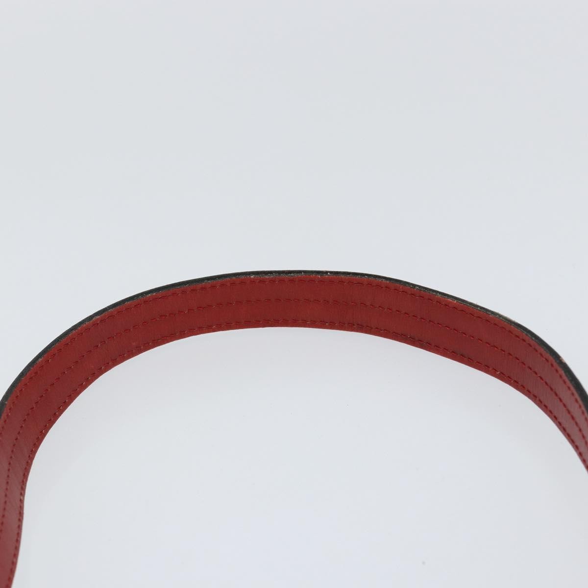 Christian Dior Vintage Leather Red Leather Shoulder Bag Bag (Pre-Owned)