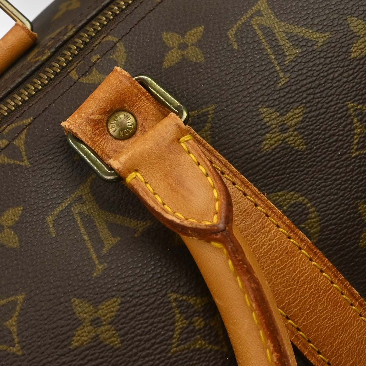 Louis Vuitton Keepall Monogram Canvas Brown Canvas Travel Bag Bag (Pre-Owned)