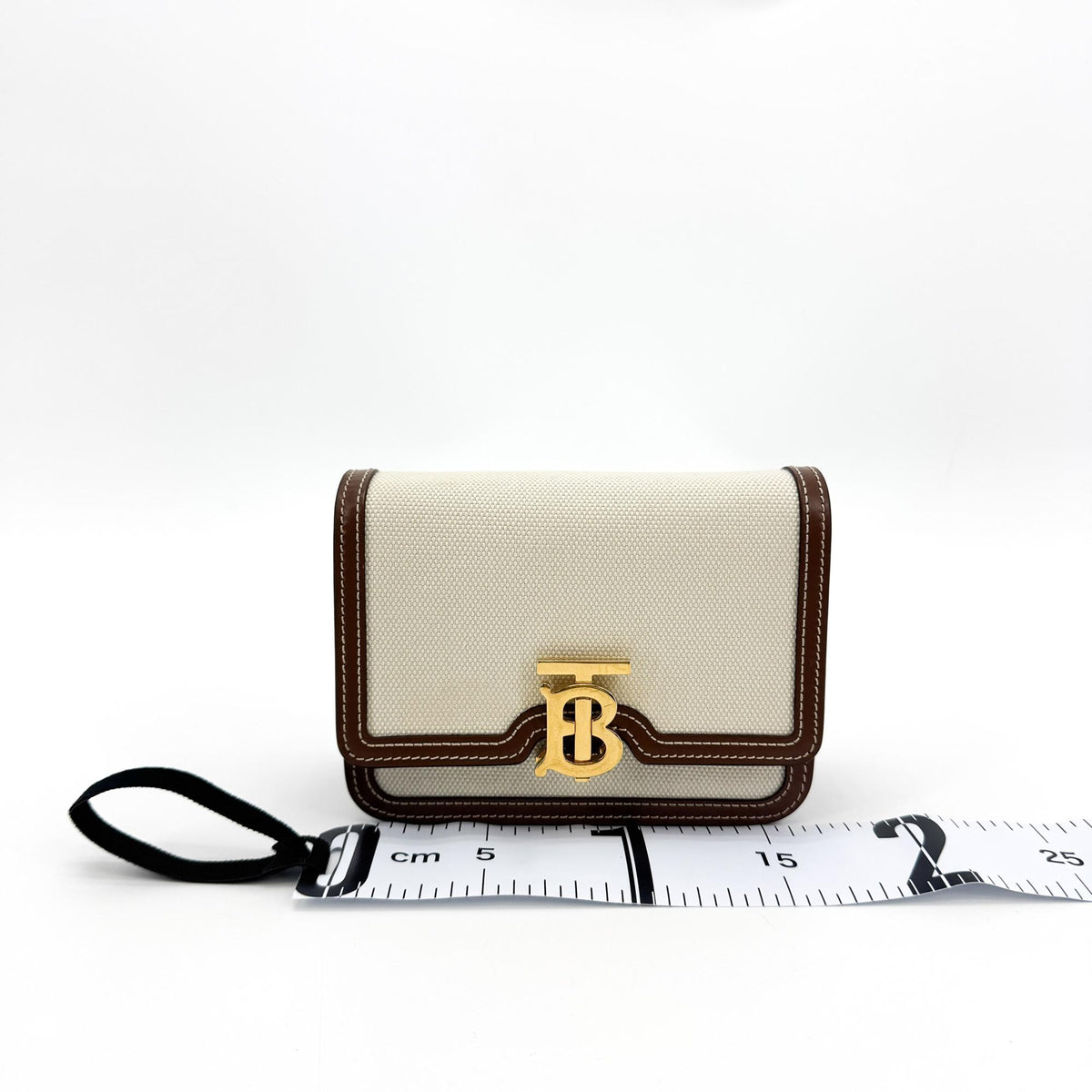 Burberry Tb Shoulder Bag Canvas Brown Other Shoulder Bag Bag (Pre-Owned)
