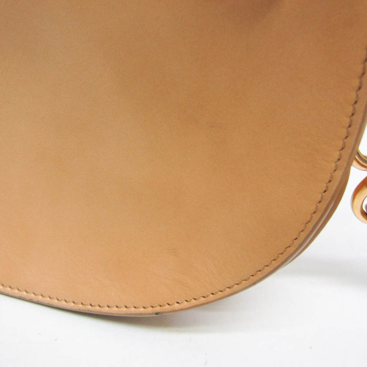 Chloe Tess Suede With Leather Beige Leather Handbag (Pre-Owned)