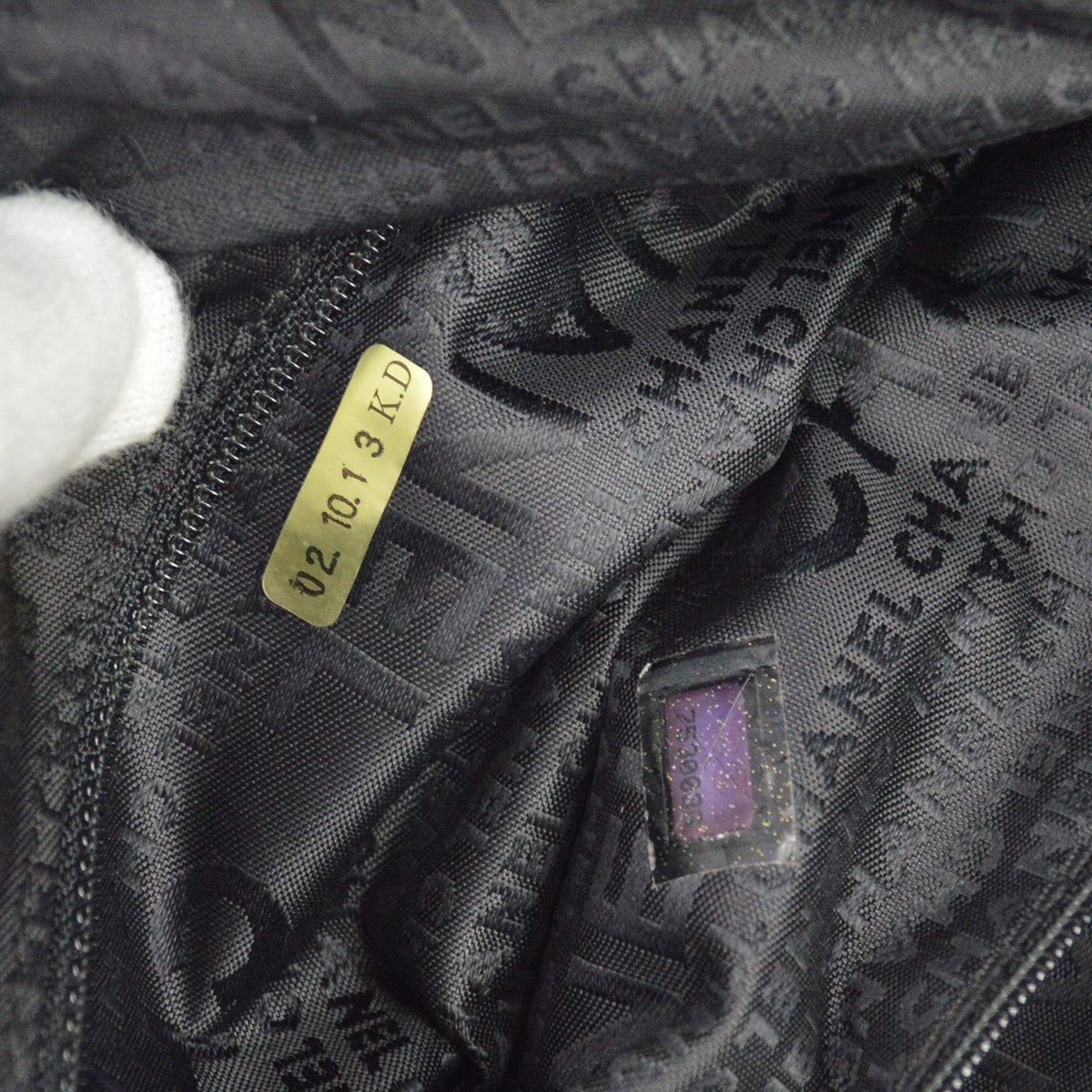 Chanel Square Stitch Boston Quilted Leather Black Leather Travel Bag Bag (Pre-Owned)