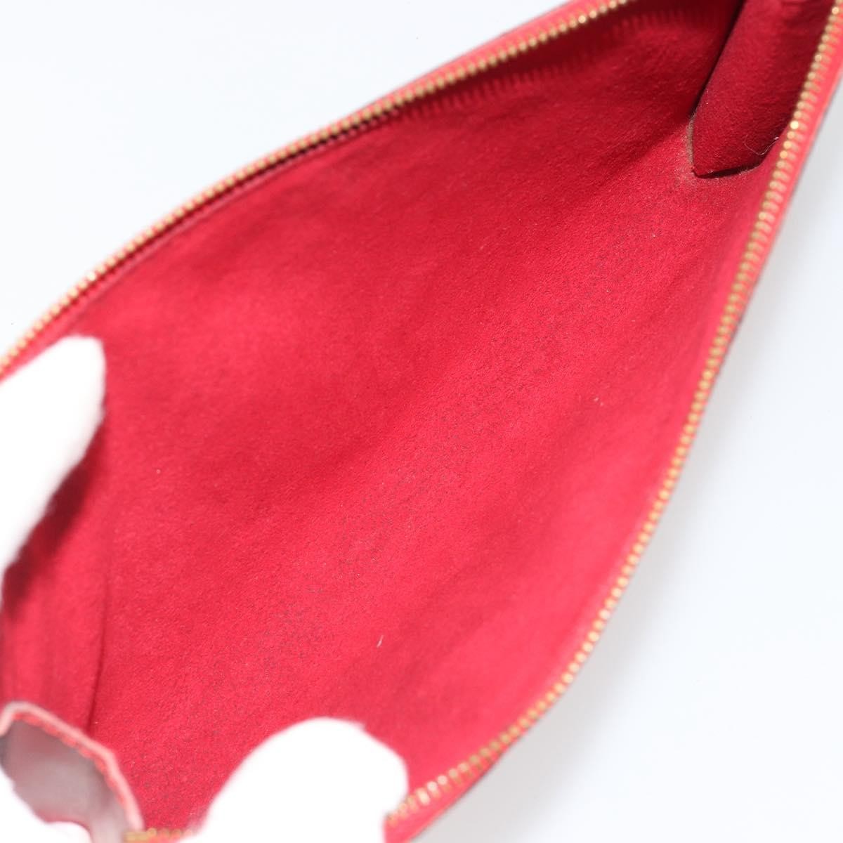 Louis Vuitton Pochette Accessoires Epi Red Leather Clutche & Pouche Bag (Pre-Owned)